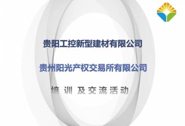 送服務進企業(yè)  提升服務質(zhì)量——貴州陽光產(chǎn)權(quán)赴貴陽工控新型建材有限公司開展招標采購業(yè)務培訓交流會