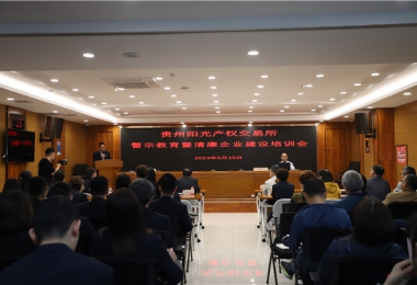 切實依法履職  遠離職務(wù)犯罪——貴州陽光產(chǎn)權(quán)交易所開展職務(wù)犯罪警示教育培訓